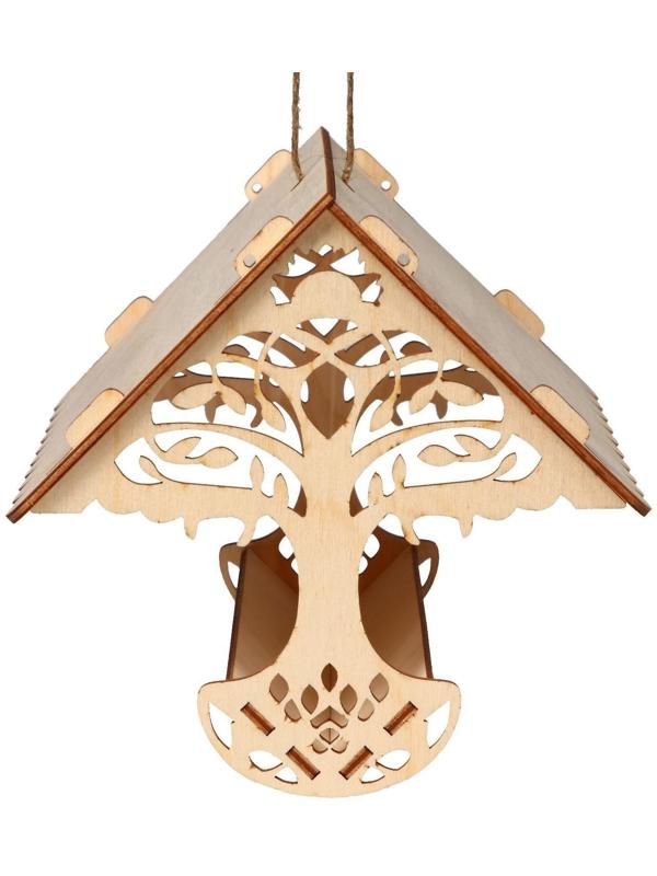 Кормушка для птиц «Узорное дерево», 23 × 21 × 15 см
