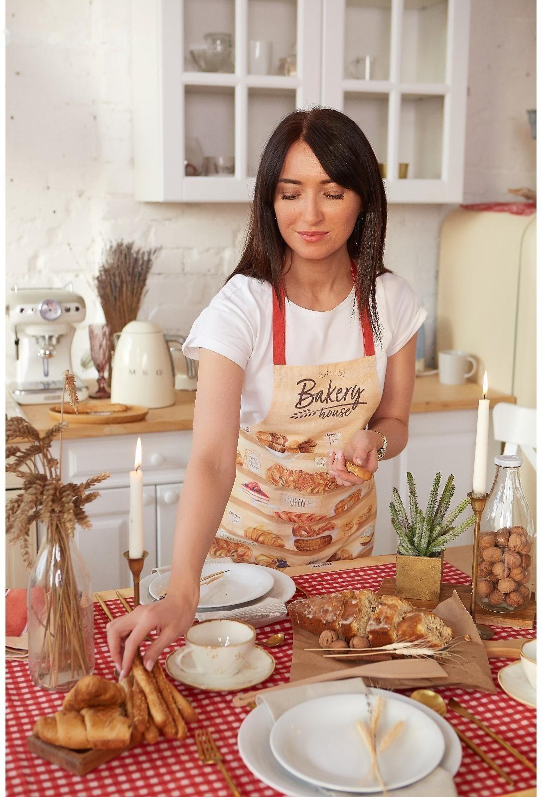 Фартук Этель Bakery house 70х60 см, 100% хлопок, репс 210 г/м2