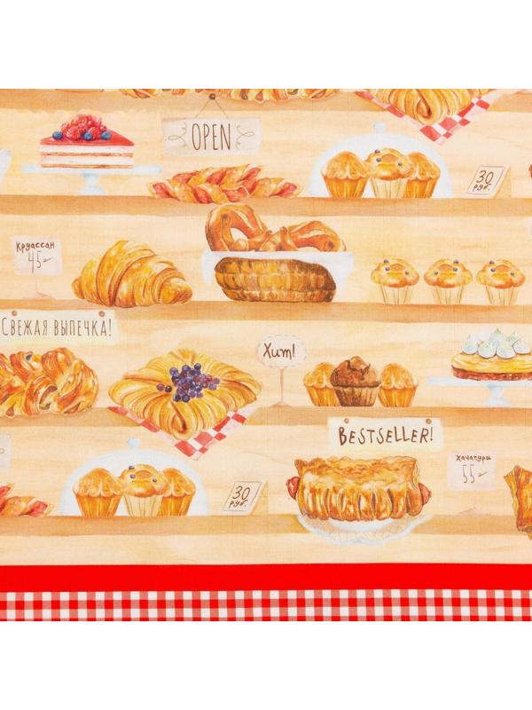 Фартук Этель Bakery house 70х60 см, 100% хлопок, репс 210 г/м2