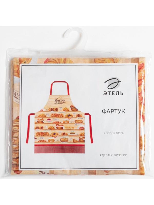 Фартук Этель Bakery house 70х60 см, 100% хлопок, репс 210 г/м2