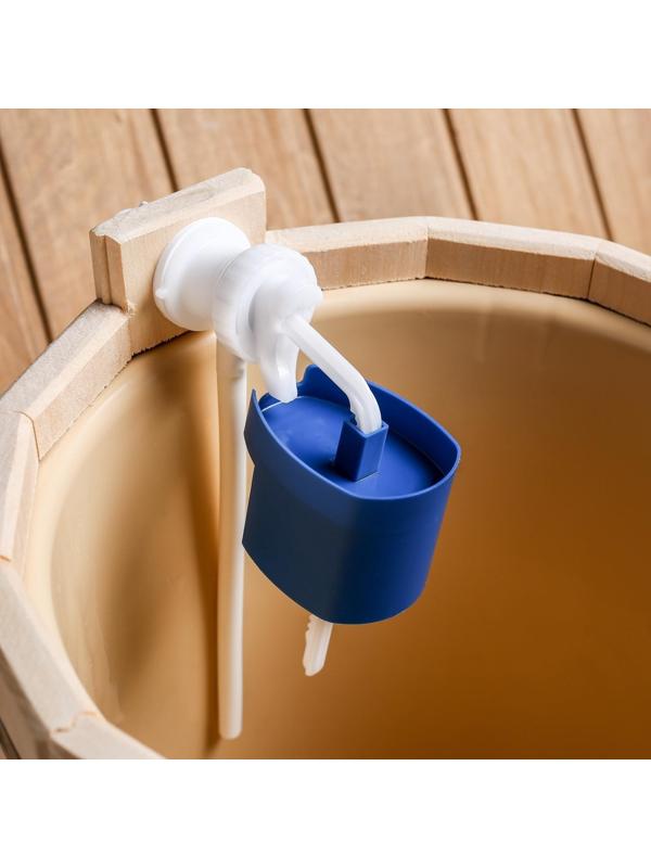 Обливное устройство из липы, 10л, пластиковая вставка