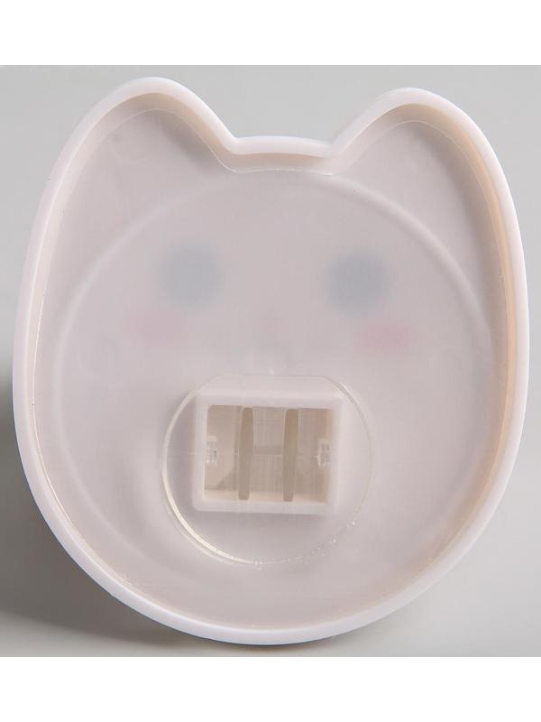 Держатель для уборочного инвентаря «Киска», 7,5×8,2×6 см, цвет бежевый