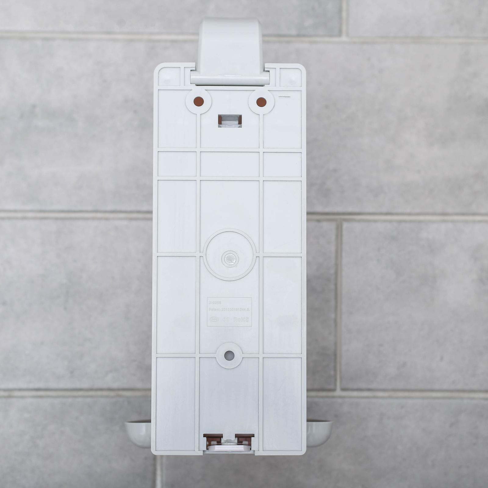 Диспенсер для антисептика/жидкого мыла локтевой, 1 л, пластик, цвет белый