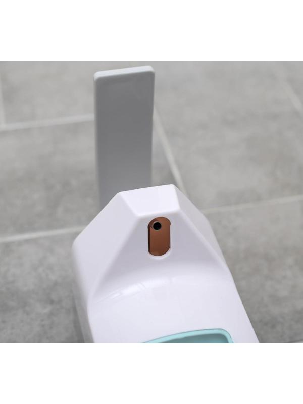 Диспенсер для антисептика/жидкого мыла локтевой, 1 л, пластик, цвет белый