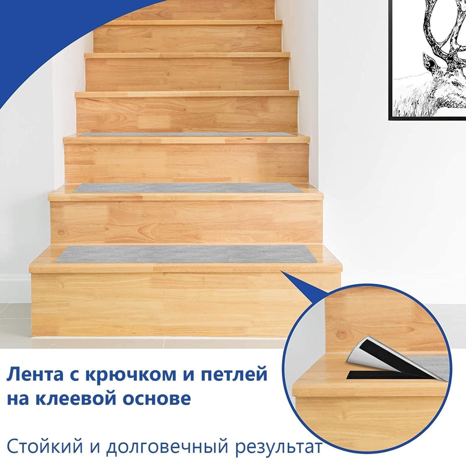 Липучка на клеевой основе, 20 мм × 100 ± 5 см, цвет чёрный