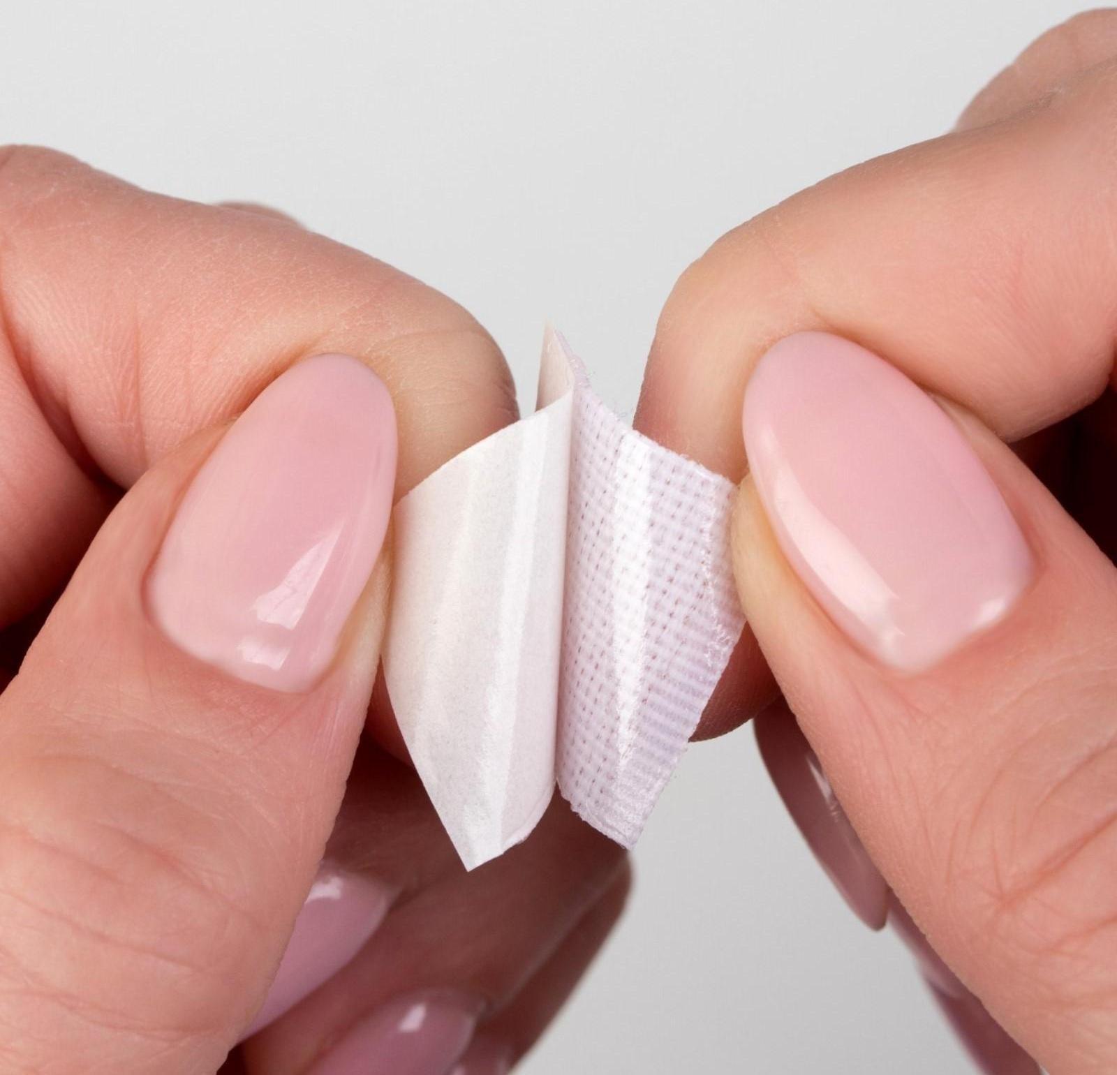 Набор липучек на клеевой основе, 2 × 2 см, 10 шт, цвет белый