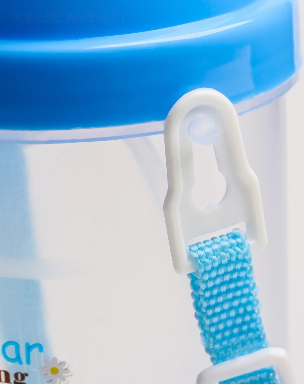 Поильник с силиконовой трубочкой, 350 мл., цвет МИКС