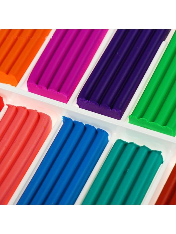 Пластилин 12 цветов 180 г ZOO