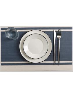 Салфетка сервировочная на стол «Дорога», 45×30 см, цвет синий