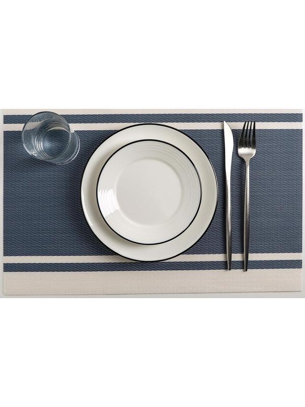 Салфетка сервировочная на стол «Дорога», 45×30 см, цвет синий