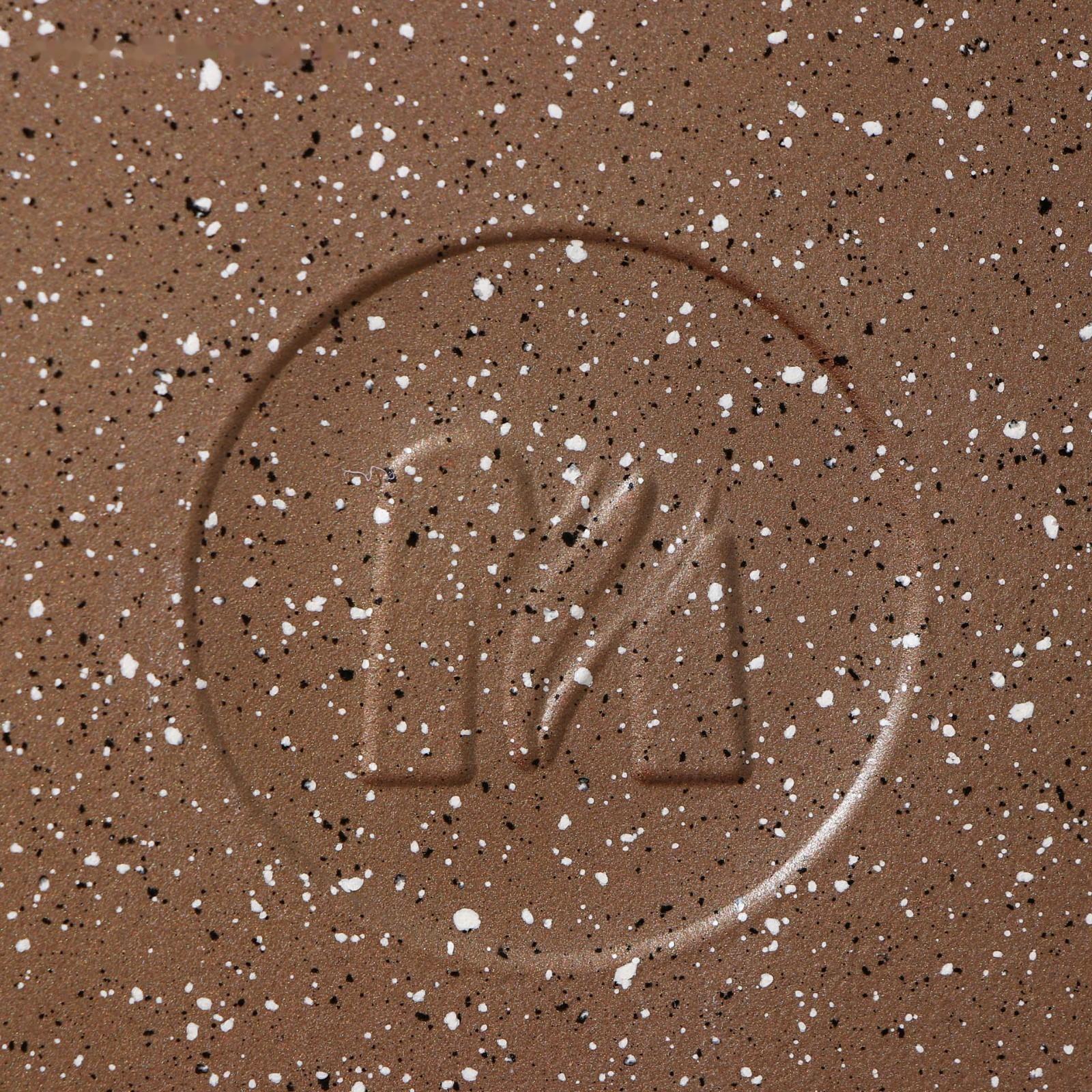 Сковорода «Гранит», d=24 см, съёмная ручка, стеклянная крышка, антипригарное покрытие, цвет коричневый