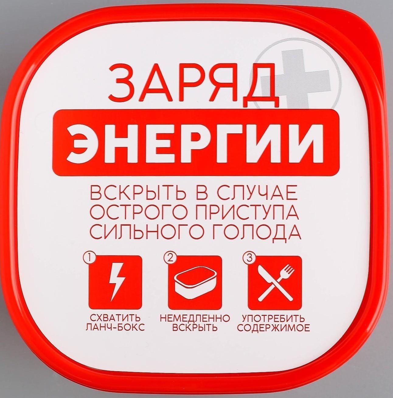Ланч-бокс «Заряд энергии», 700 мл