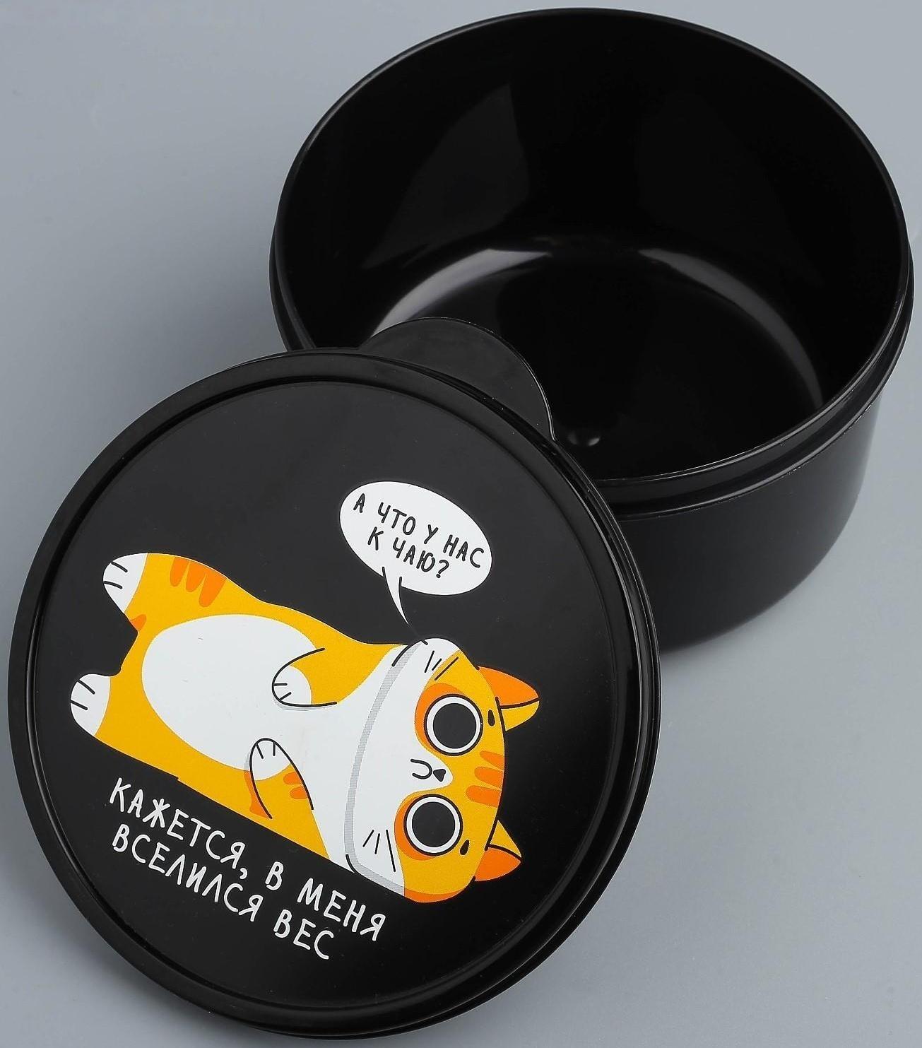 Ланч-бокс «В меня вселился вес», 500 мл