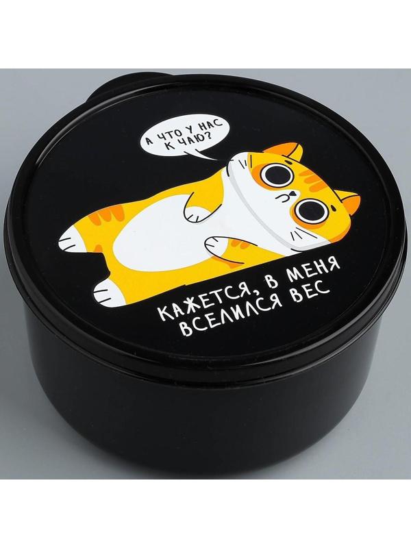 Ланч-бокс «В меня вселился вес», 500 мл