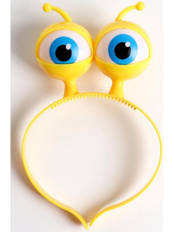 Карнавальный ободок «Глазки», световой, цвета МИКС
