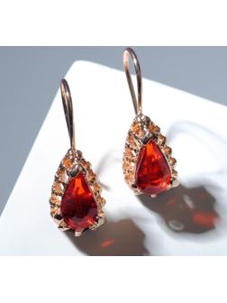 Серьги со стразами 