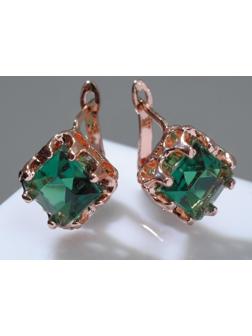 Серьги со стразами 