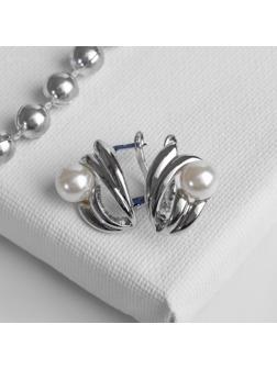 Серьги с жемчугом 