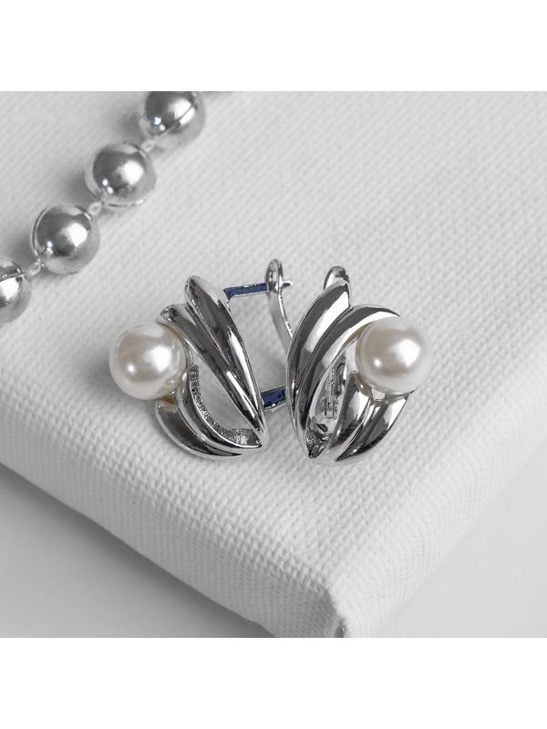 Серьги с жемчугом 