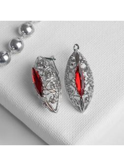 Серьги со стразами 