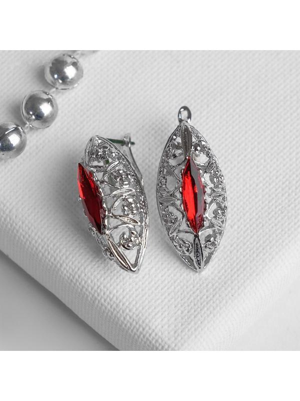 Серьги со стразами 