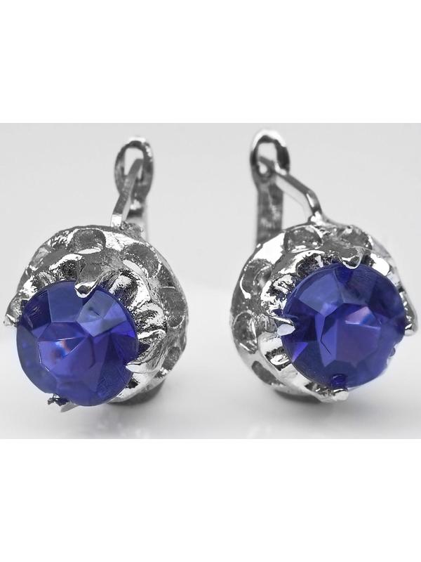 Серьги со стразами 