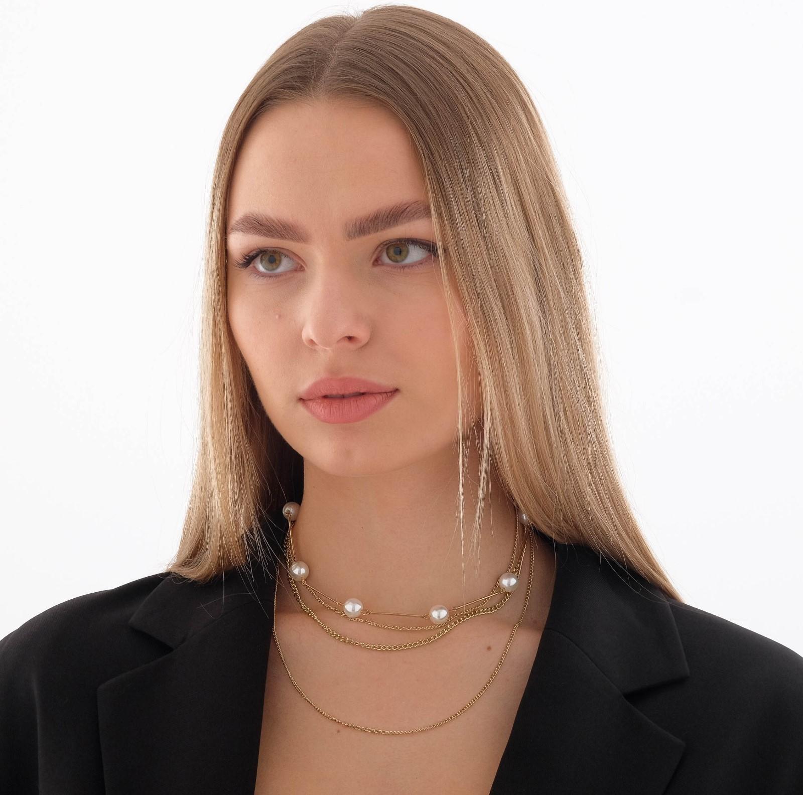 Бусы с жемчугом 