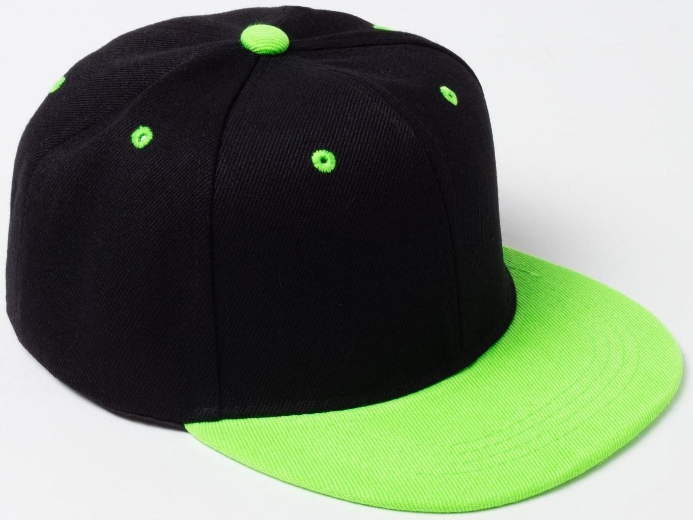Бейсболка с прямым козырьком для мальчика MINAKU, размер 56, цвет чёрный/зеленый