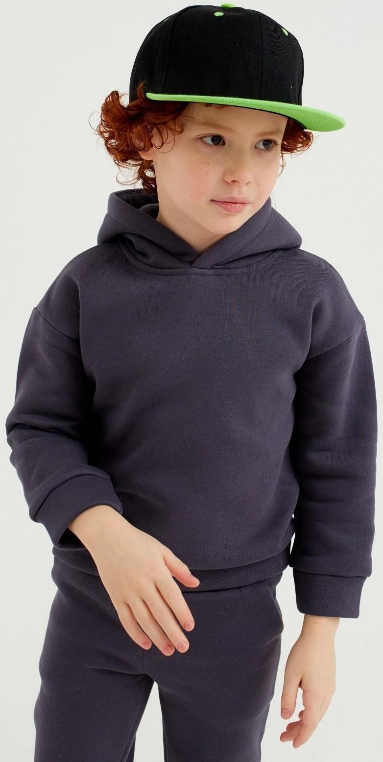 Бейсболка с прямым козырьком для мальчика MINAKU, размер 56, цвет чёрный/зеленый