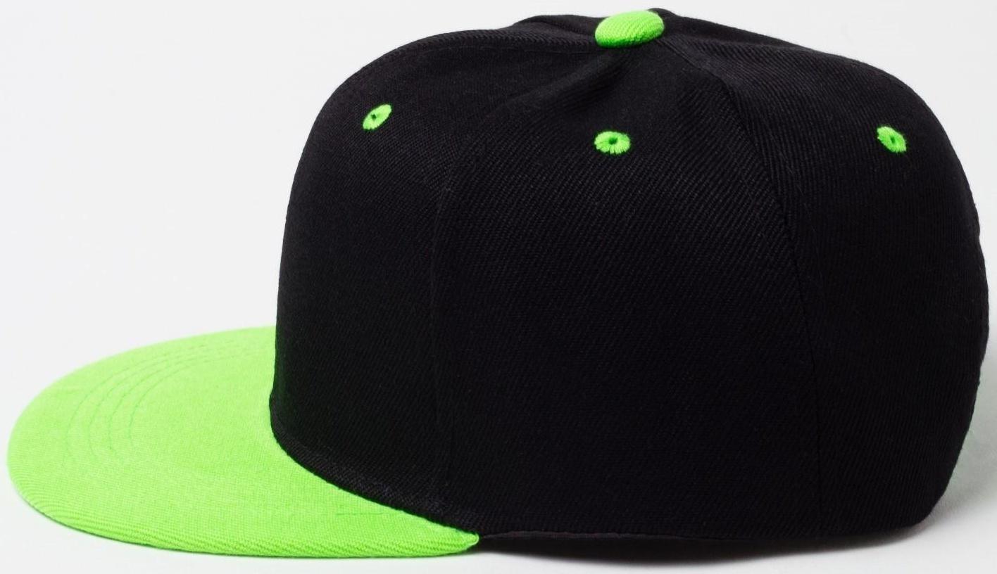 Бейсболка с прямым козырьком для мальчика MINAKU, размер 56, цвет чёрный/зеленый