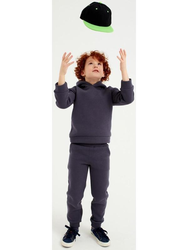 Бейсболка с прямым козырьком для мальчика MINAKU, размер 56, цвет чёрный/зеленый