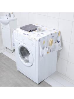 Чехол для бытовой техники с кармашками Доляна, 128×54,6 см, PEVA, цвет МИКС