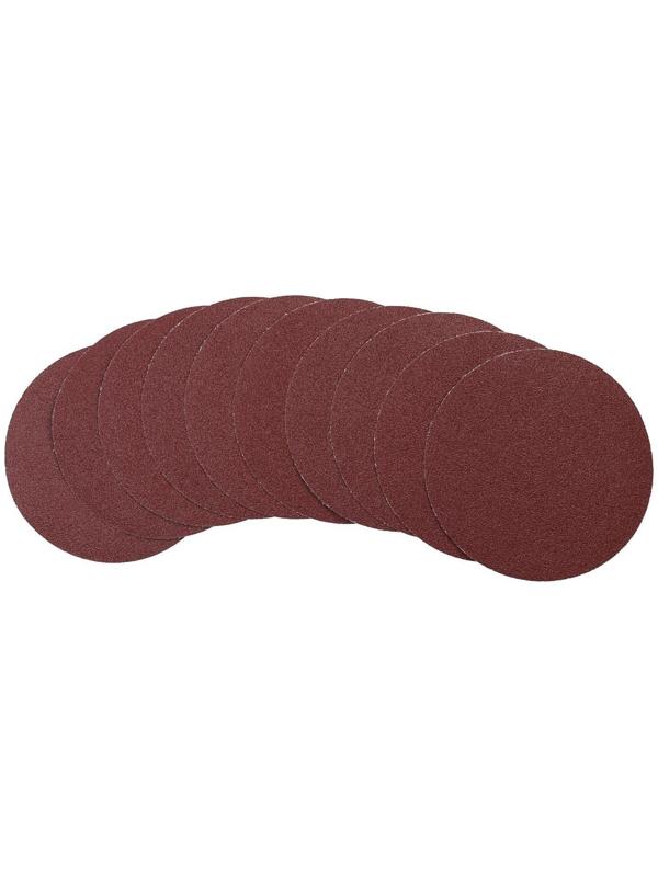 Круг абразивный шлифовальный под липучку ON 19-05-003, 125 мм, Р80, 10 шт.