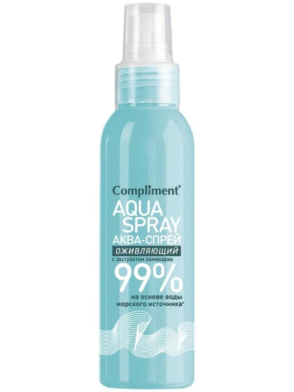 Спрей-аква для лица и тела Compliment, оживляющий, с экстрактом ламинарии, 200 мл