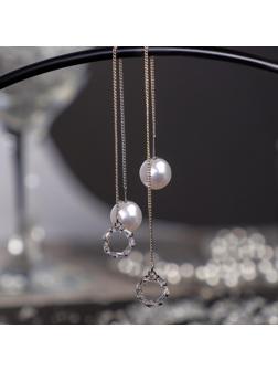 Серьги с жемчугом 