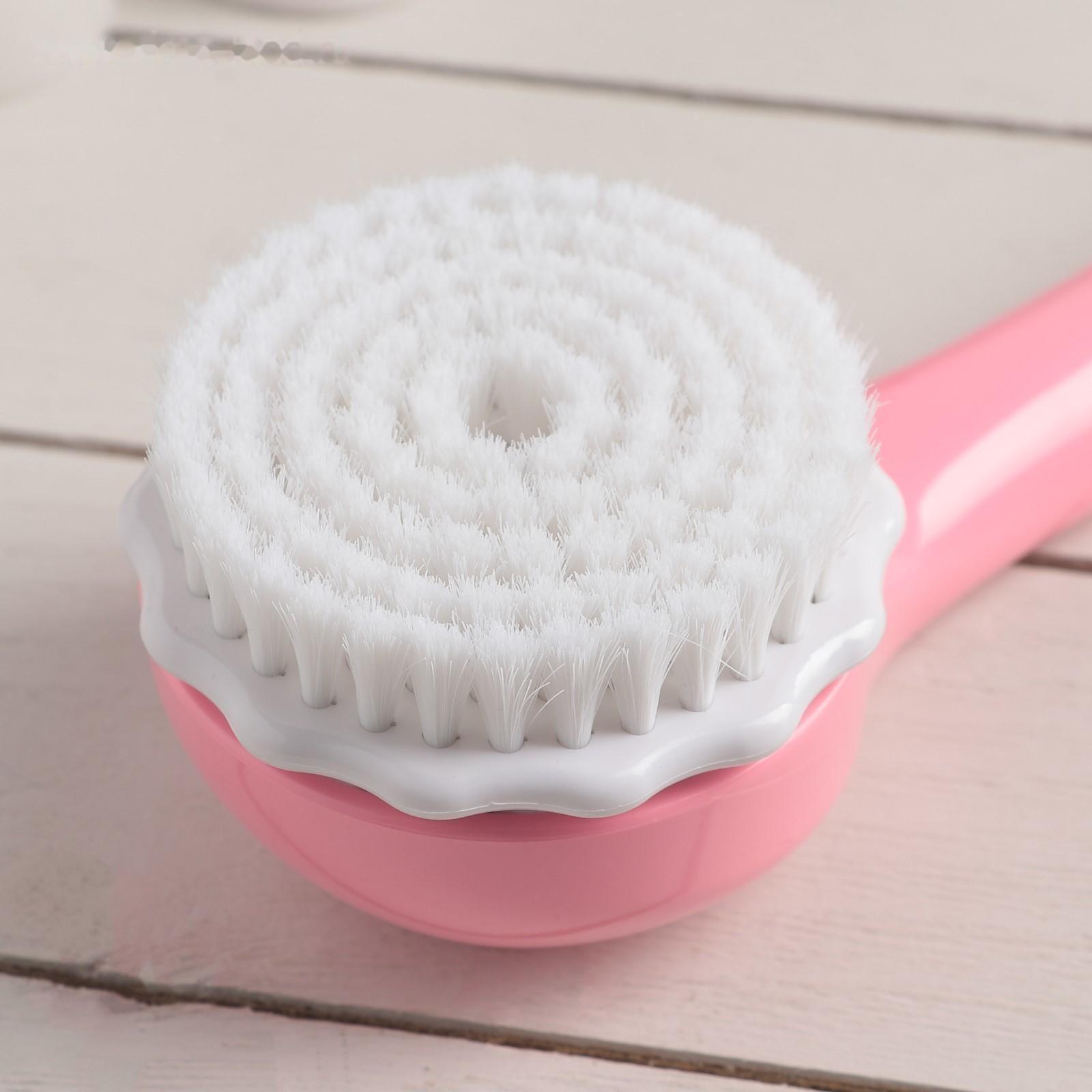 Щётка массажная-насадка для душа, цвет МИКС