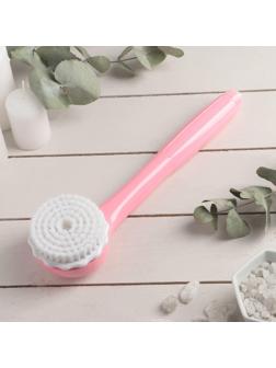 Щётка массажная-насадка для душа, цвет МИКС