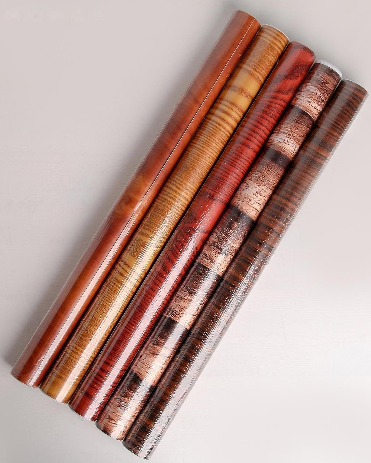 Плёнка самоклеящаяся «Дерево», 45×200 см, рисунок МИКС