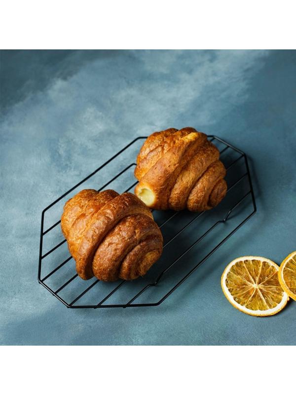 Решётка для глазирования и остывания кондитерских изделий KONFINETTA «Октаэдр», 25×15×1,8 см, цвет чёрный