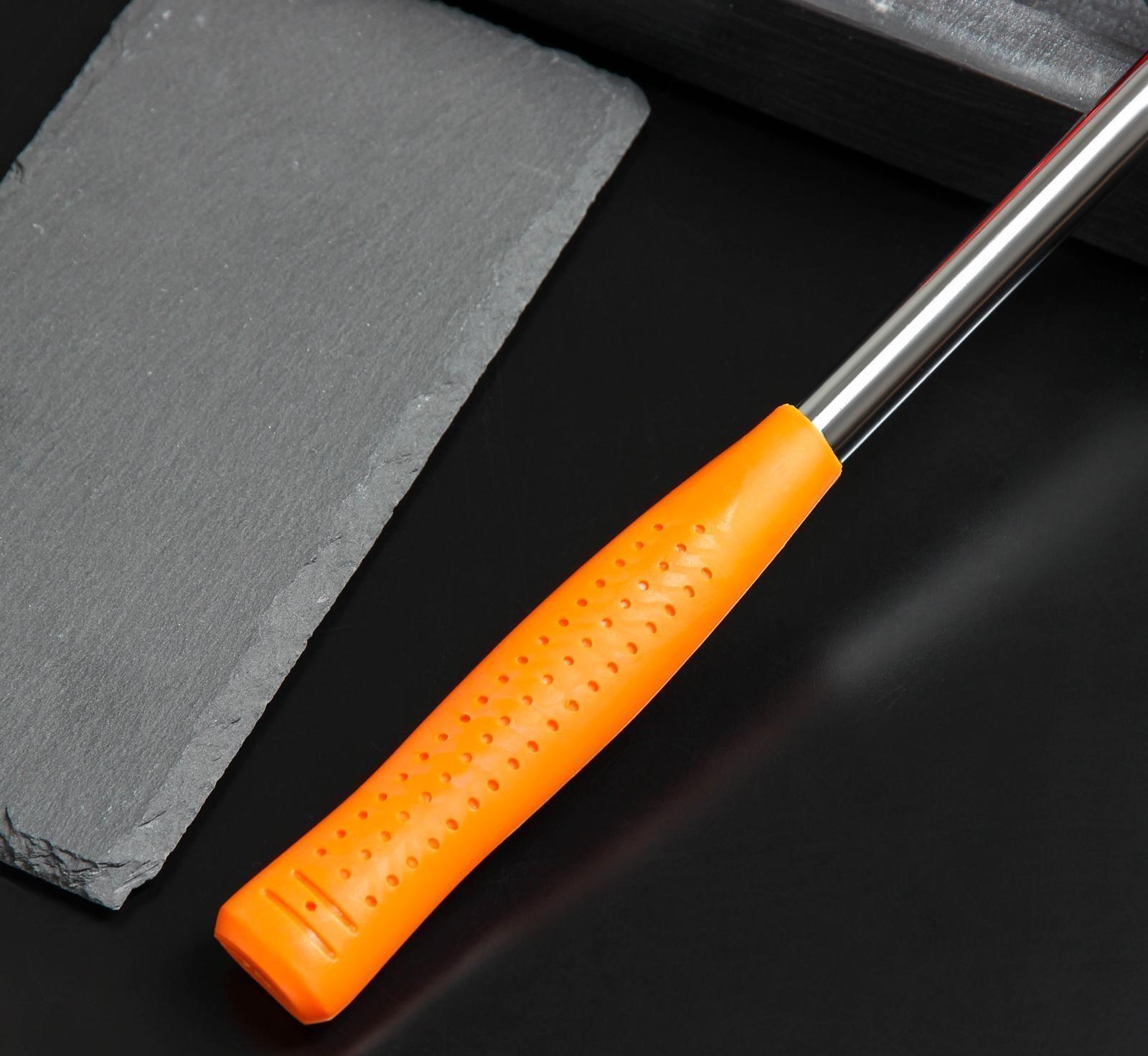 Молоток-топорик с прорезиненной ручкой для отбивки мяса, цвет МИКС