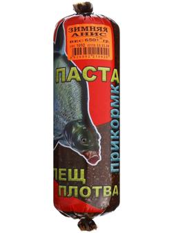 Прикормка зимняя, лещ-плотва (паста), анис, 650 г