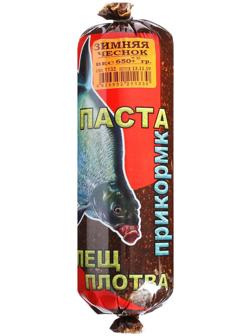 Прикормка зимняя, лещ-плотва (паста), чеснок, 650 г