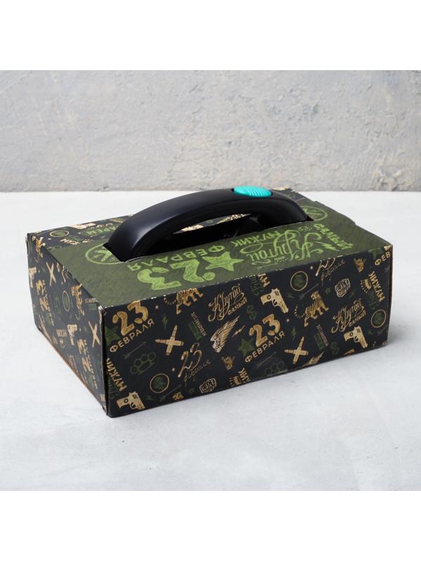 Набор инструментов с фонарем «23 февраля. Самый крутой мужик», 25 предметов