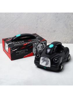 Набор инструментов с фонарем «Храбрость и сила», 25 предметов