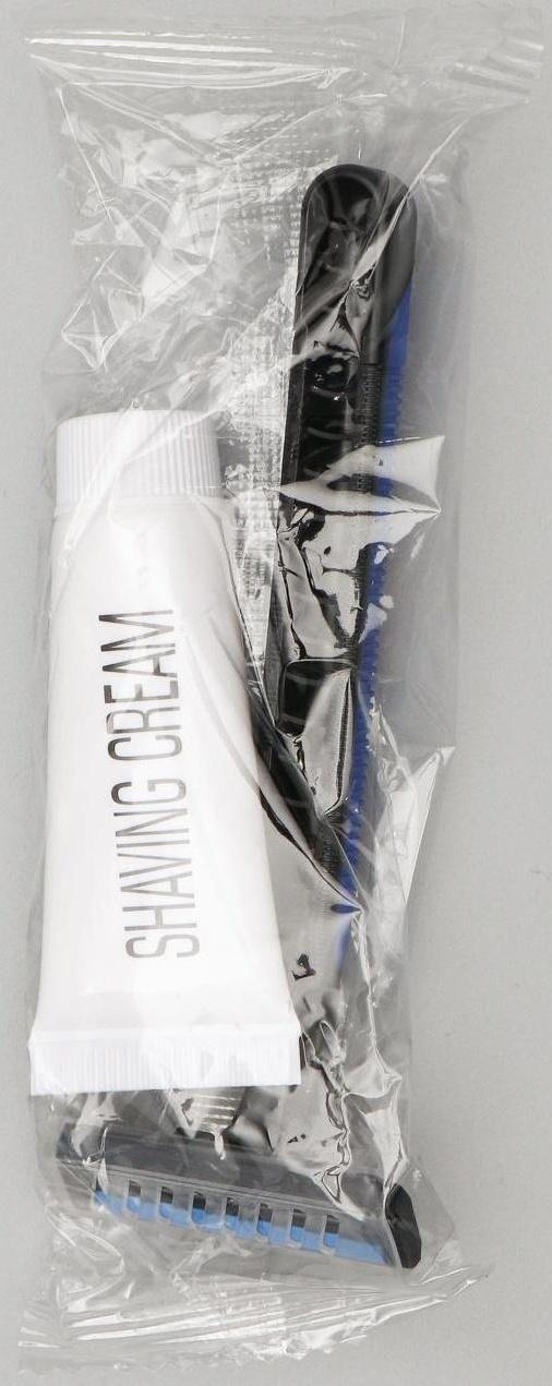 Бритва Экстра с двумя нержавеющими лезвиямии увлажняющей полоской, крем для бритья10 гр.