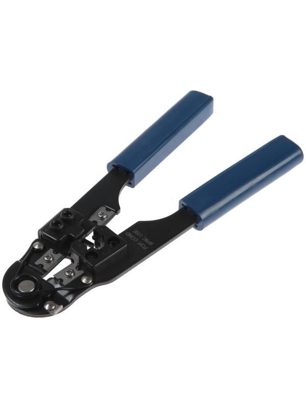Кримпер ТУНДРА, для обжима компьютерных клемм RJ-45 8P, горизонтальный обжим