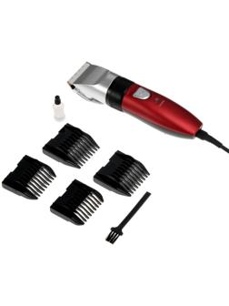 Машинка для стрижки Luazon LTRI-22, 2.5 Вт, 3/6/9/12 мм, керамич. нож, АКБ, красная