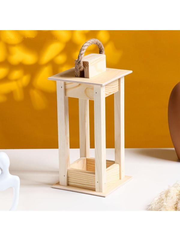 Кашпо деревянное 11×11×24 см 