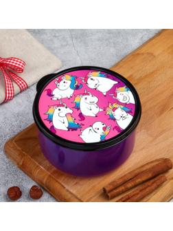 Ланч-бокс «Единороги», 500 мл