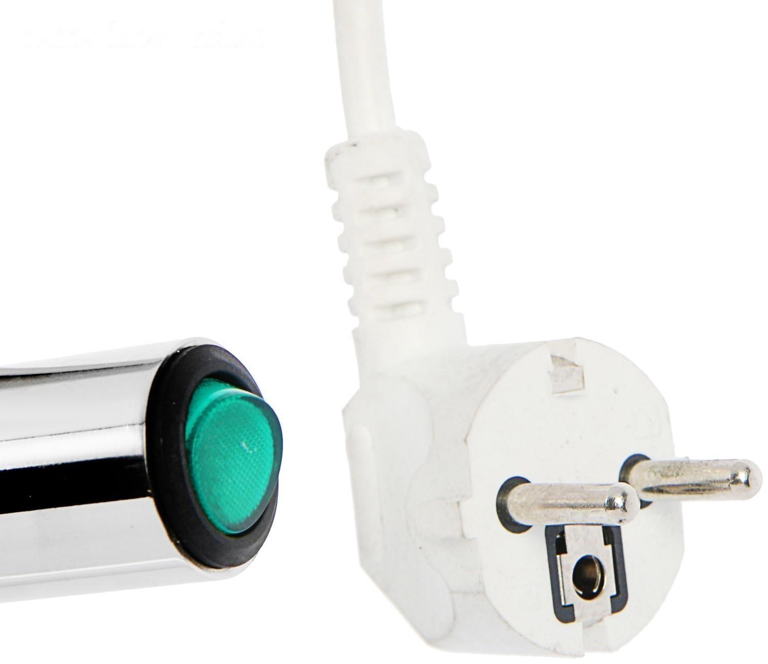 Полотенцесушитель электрический ТЕРА, М-образный, 500х400 мм, d=25